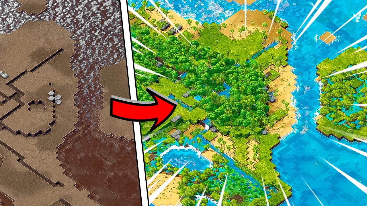 Turning a polluted wasteland into a TROPICAL PARADISE! Terra Nil!