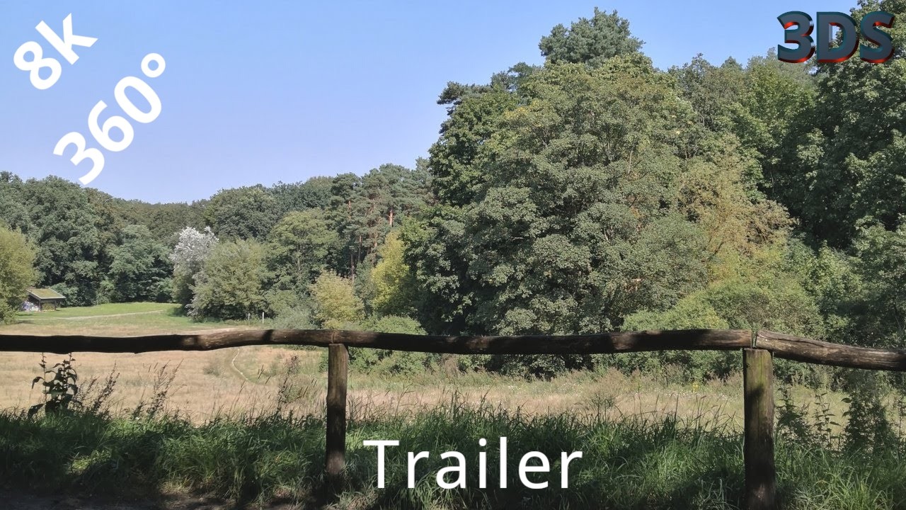 Parks: Historische Rodelbahn in Berlin-Zehlendorf, Digitale Reisen, Trailer, 8k, 360°