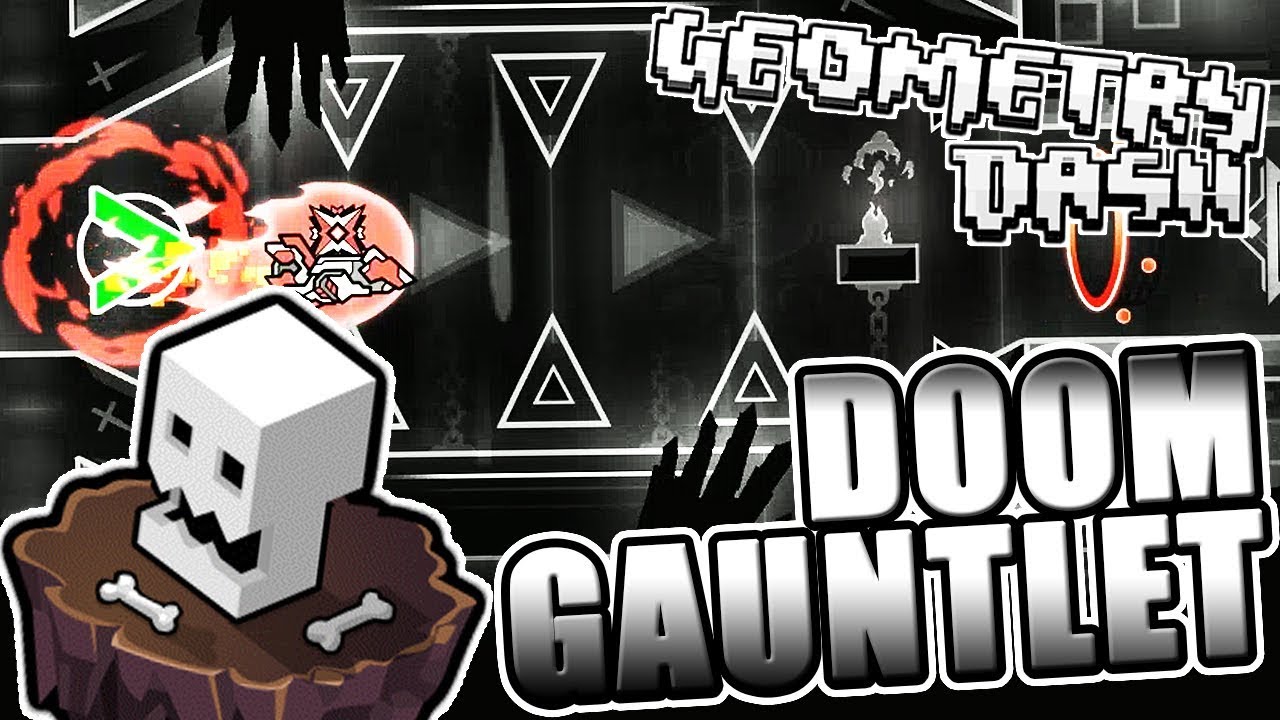 5 DEMONS IN ONE VIDEO ~ Geometry Dash 2.11 DOOM GAUNTLET COMPLETE