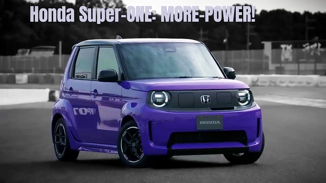 Honda Super-ONE:   the little electric car that plays the GTI and makes the city vibrate!