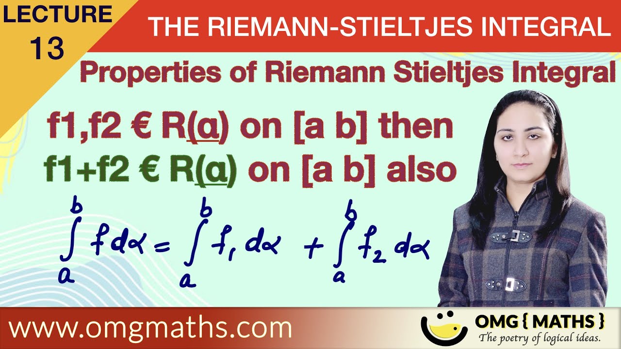 f1 and f2 are Riemann stieltjes integrable then (f1+f2) is  Riemann stieltjes integrable |properties