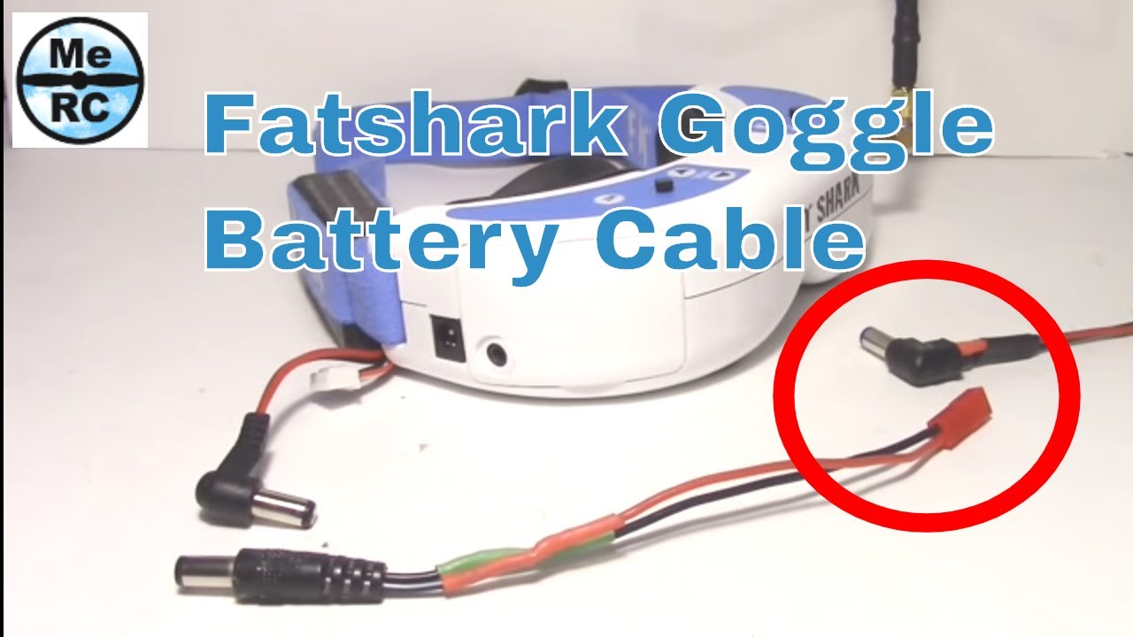Fatshark Goggle Battery Cable Extension, How to make it and Where to get it.