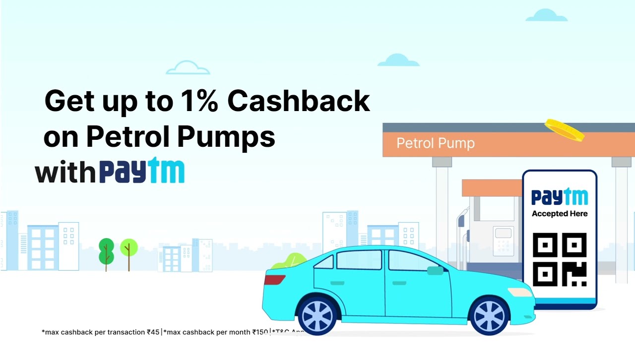Get Cashback on Petrol Pumps with Paytm!