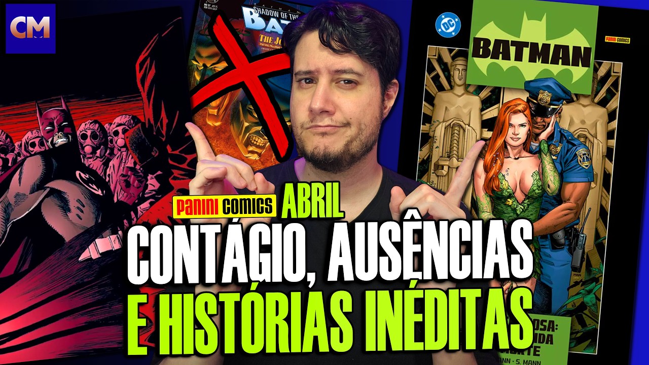 🟡❌SEM SHADOW OF THE BAT + CONTÁGIO NA SAGA Lançamentos Panini Abril 2026