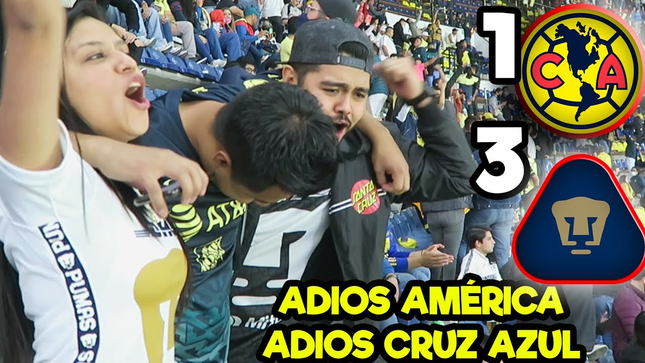 ¡LLANTO OVIPARO! AMÉRICA 1-3 PUMAS DESDE EL AZTECA Vuelta Cuartos de Final 2021