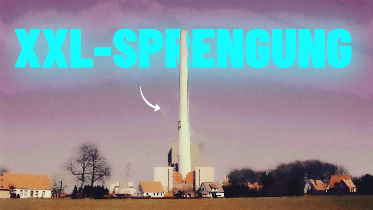 Kraftwerk Ibbenbüren: 275-Meter-Kamin wird GESPRENGT🧨 LIVE dabei sein - RBO