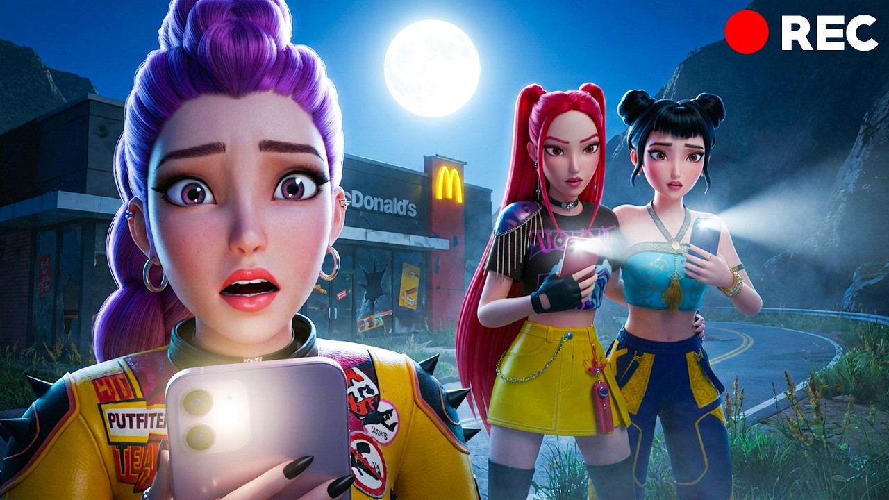RUMI Explored an Abandoned McDonald’s! 😱 KPop Demon Hunters