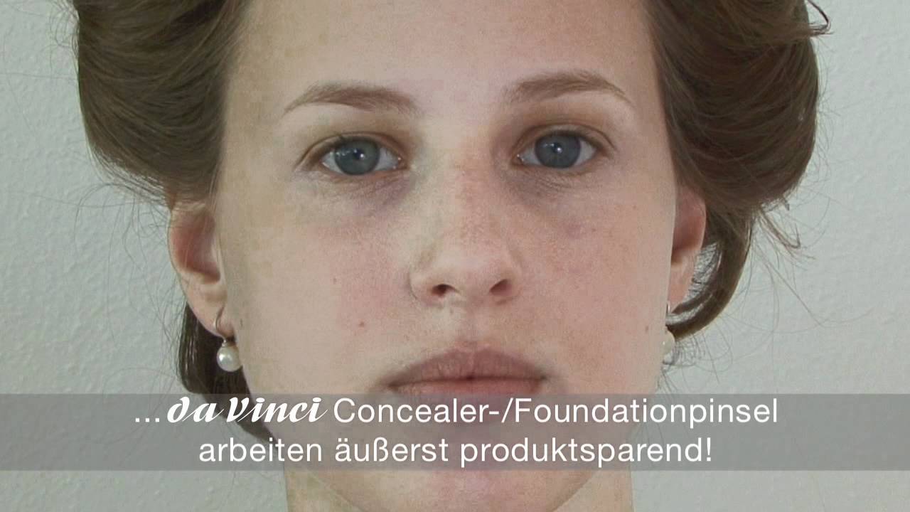 da Vinci Foundation pinsel & Concealer pinsel - Make up Tutorial