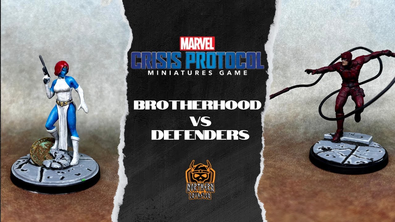 Brotherhood of Mutants Vs Defenders (20pts): Marvel Crisis Protocol Miniatures Gameplay - MCP