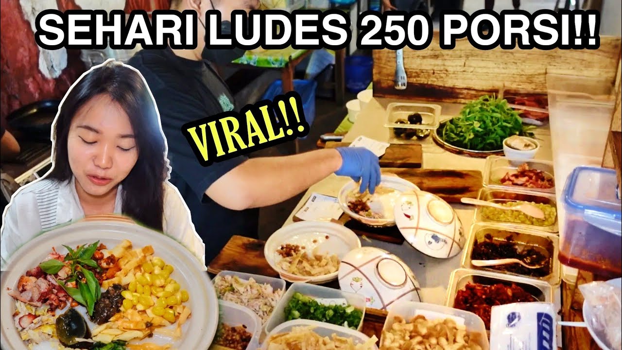 BUBUR BAKAR VIRAL RAME TERUS SEHARI LUDES 250 PORSI !! BUBUR BAKAR PERTAMA DI SOLO !!