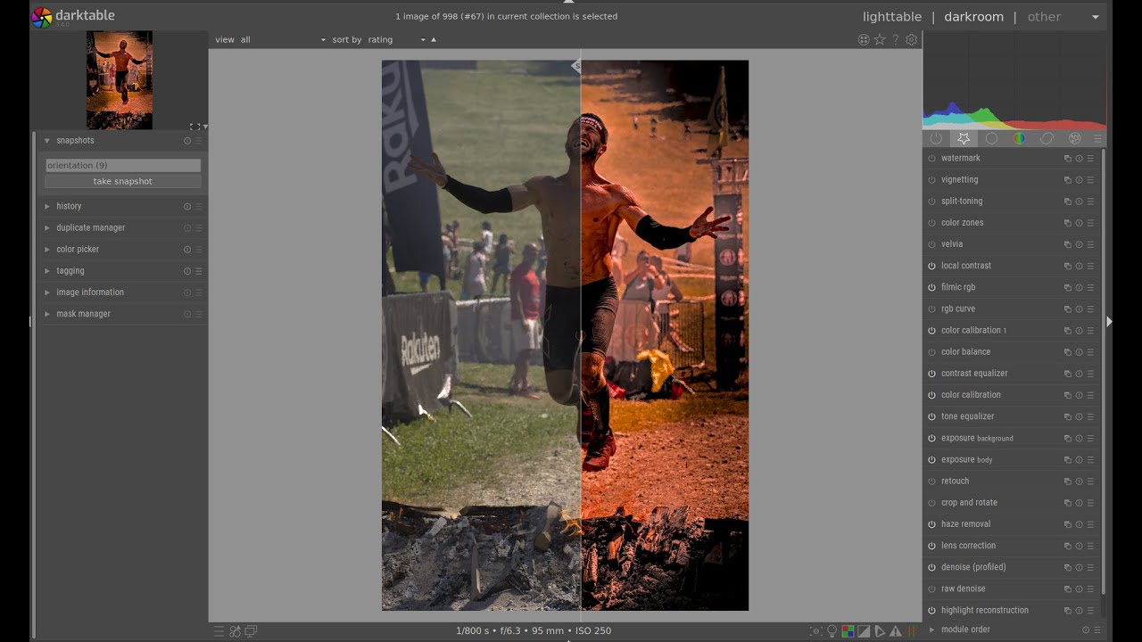 Darktable 3.4 Photography Edition 6: 