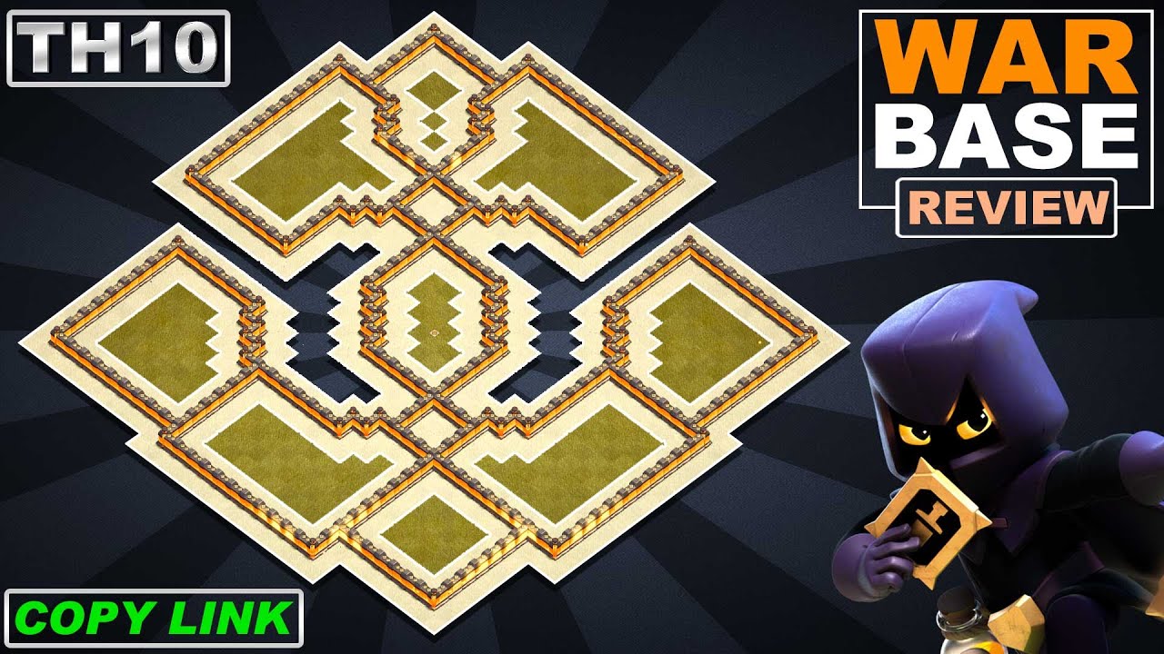 NEW! TH10 War Base 2022 | COC Town Hall 10 (TH10) War Base COPY LINK - Clash of Clans
