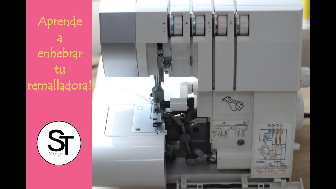 Cómo enhebrar la remalladora - Cómo enhebrar la overlock