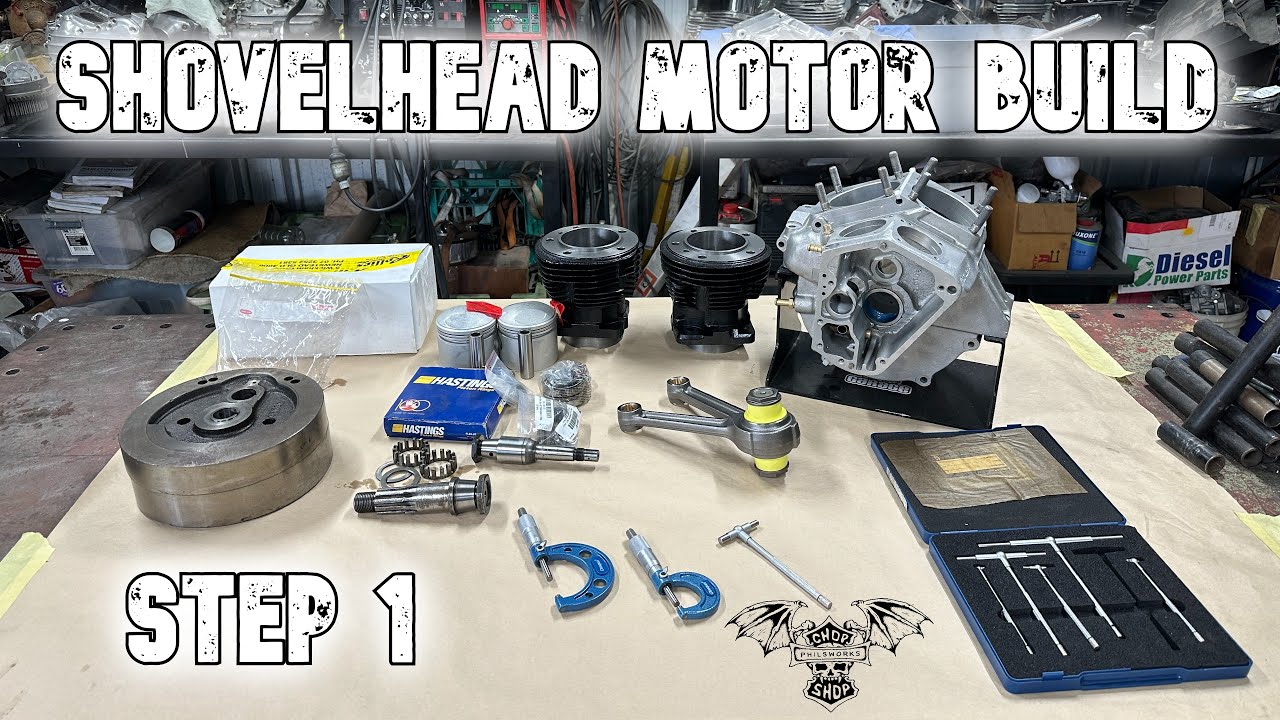Complete Shovelhead Motor Build - Step 1 - Inspect and Measure