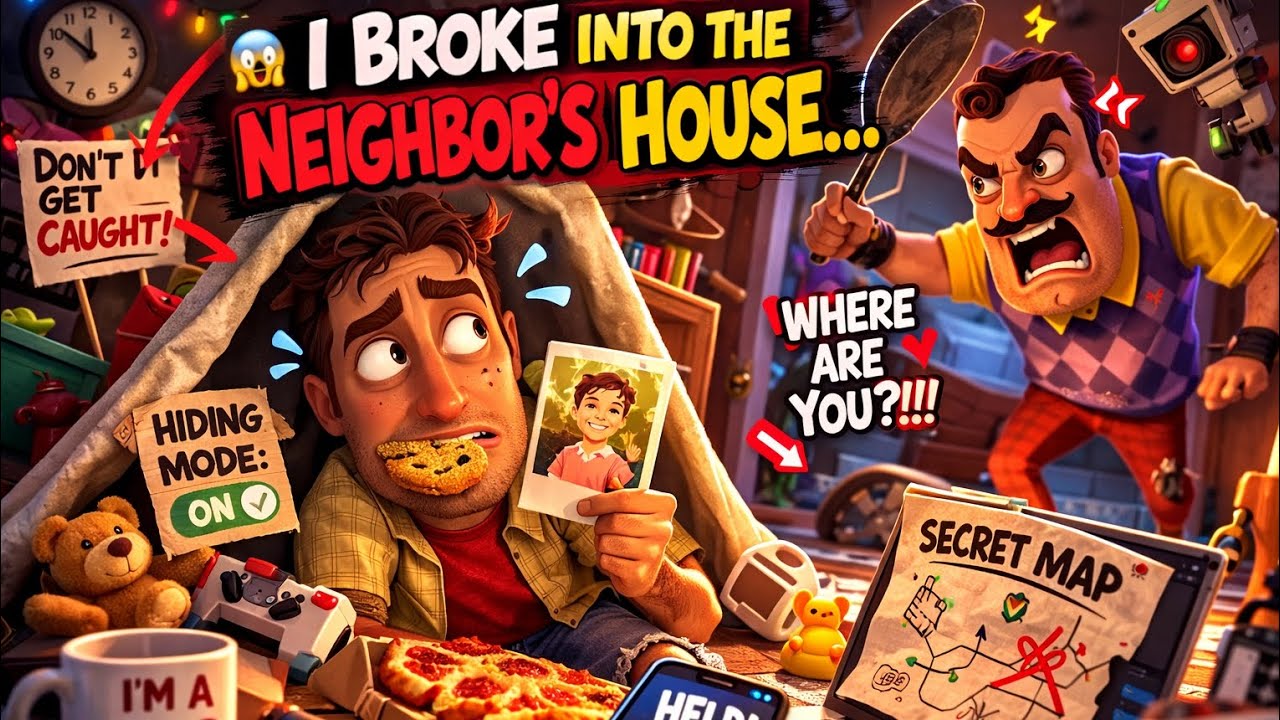 😱 I Broke Into The Neighbor’s House… BIG MISTAKE! | Hello Neighbor Nicky’s Diaries Gameplay