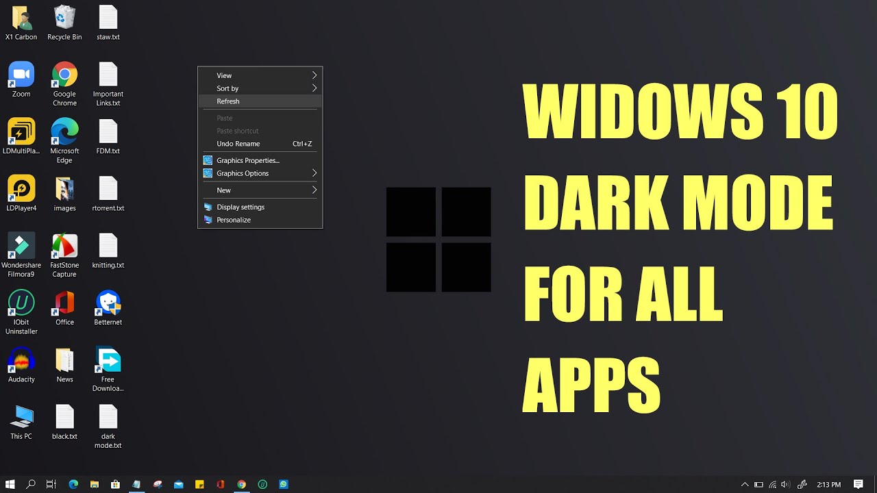 Темный режим Windows 10 для всех приложений | Какая версия и как 2020