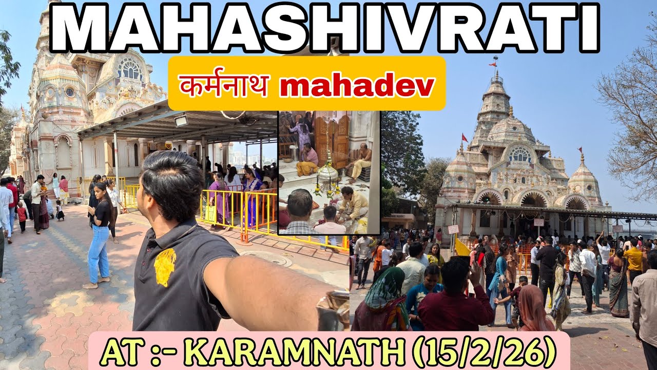 Karamnath Mahadev Mandir🌸🫶 ( Mahashivratri) || 15/2/26 ||