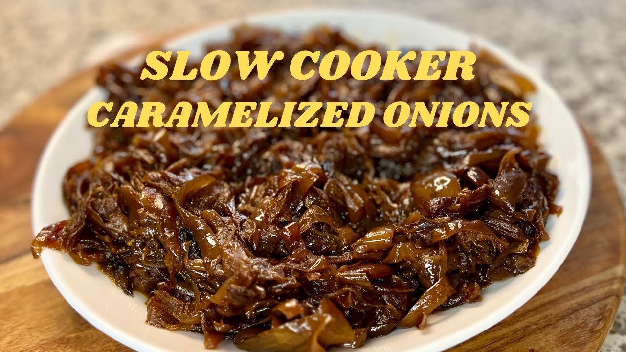 Make Perfect Caramelized Onions While You Sleep With Your Crock Pot!