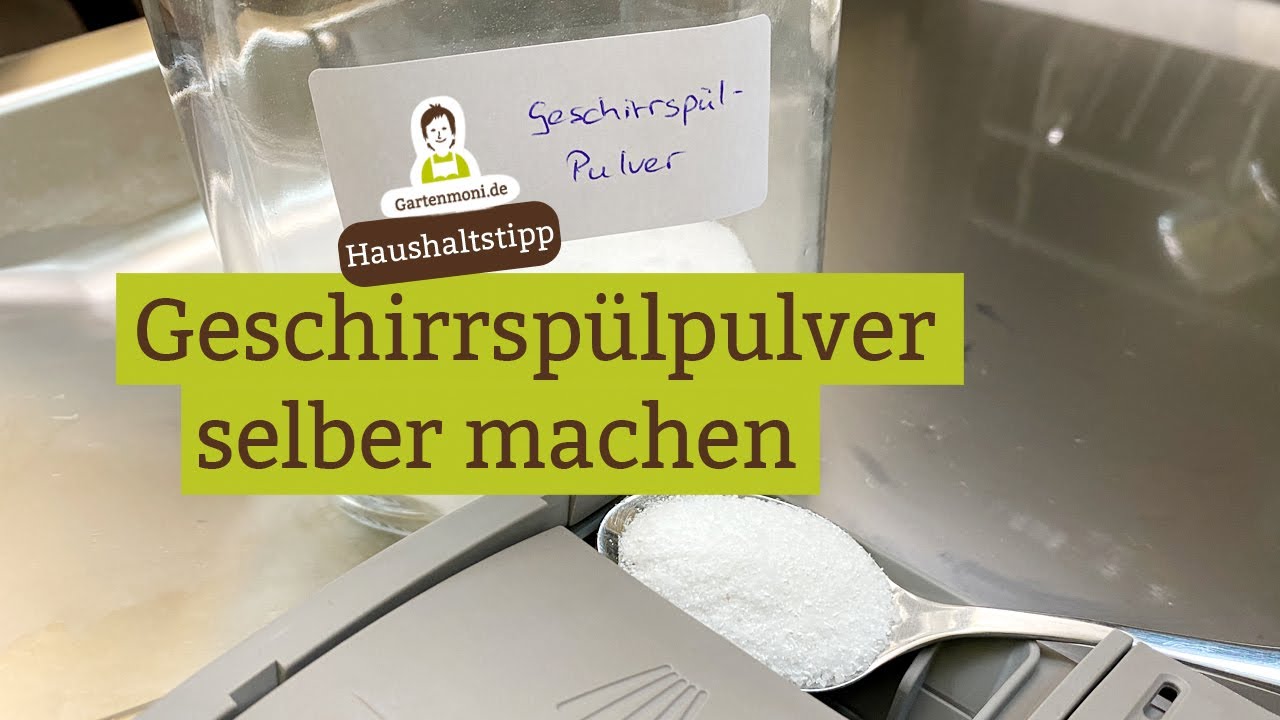 DIY Tipp: Geschirrspülpulver selber machen