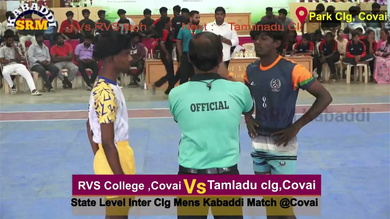 RVS Clg, Covai Vs Tamilnadu Clg, Covai - State Level Mens Inter Engineering Kabaddi @Park Clg, Covai