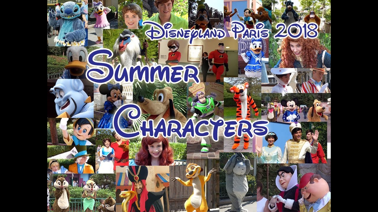 2018 Disneyland Paris Summer Special Characters [1080 HD]