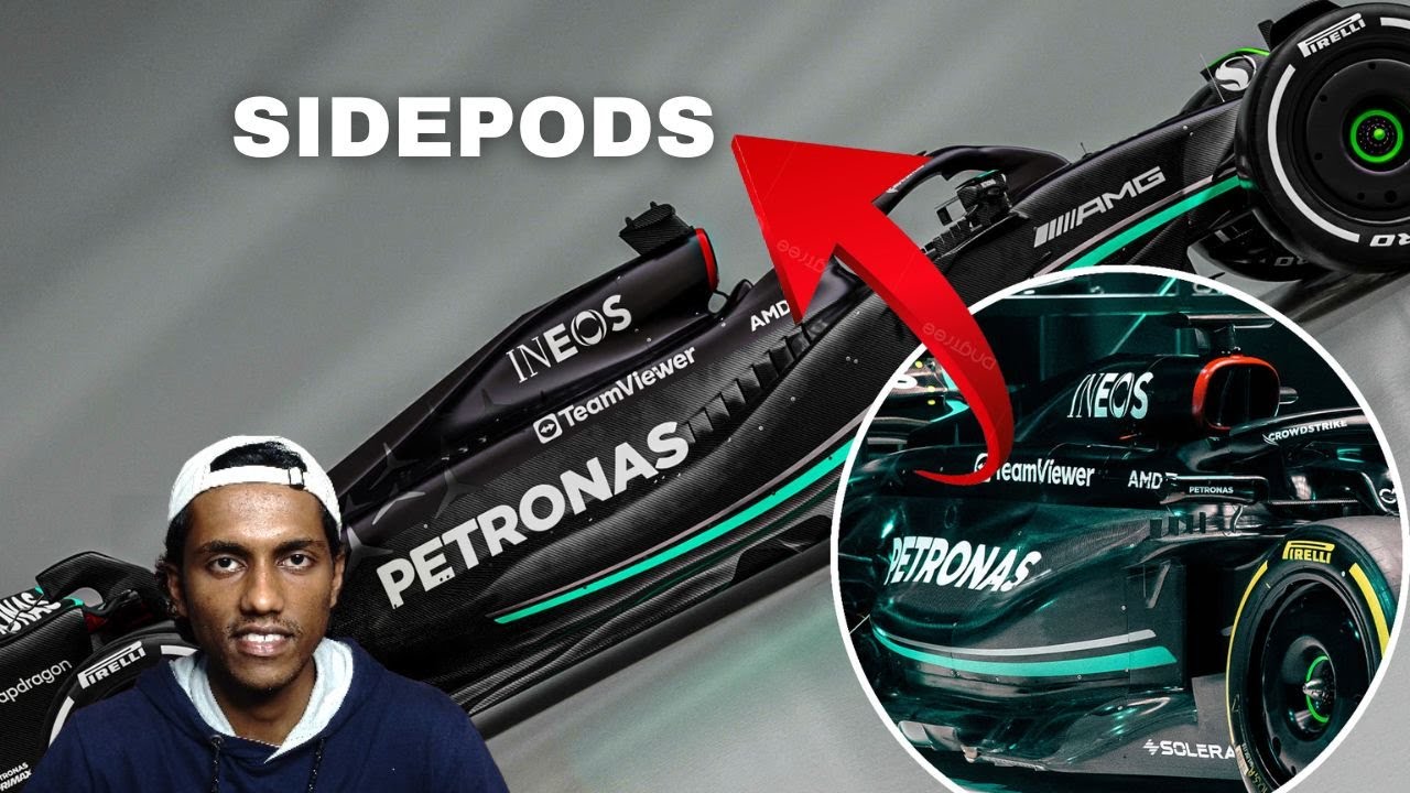 The Hidden Power of F1 Sidepods: How They Shape Speed#f1 #mercedesamgf1team #redbull #racing