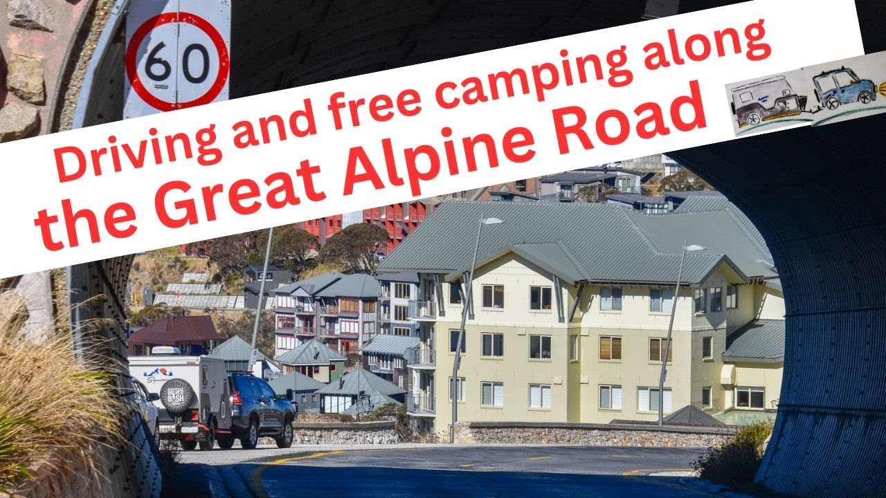 Driving and free camping along the Great Alpine Road
