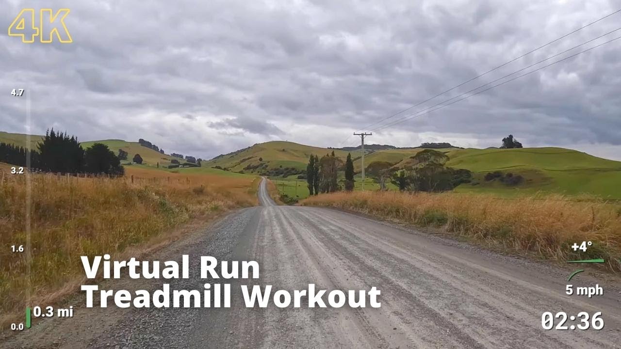 Virtual Run | Virtual Running Videos Treadmill Workout Scenery | Catlins Road