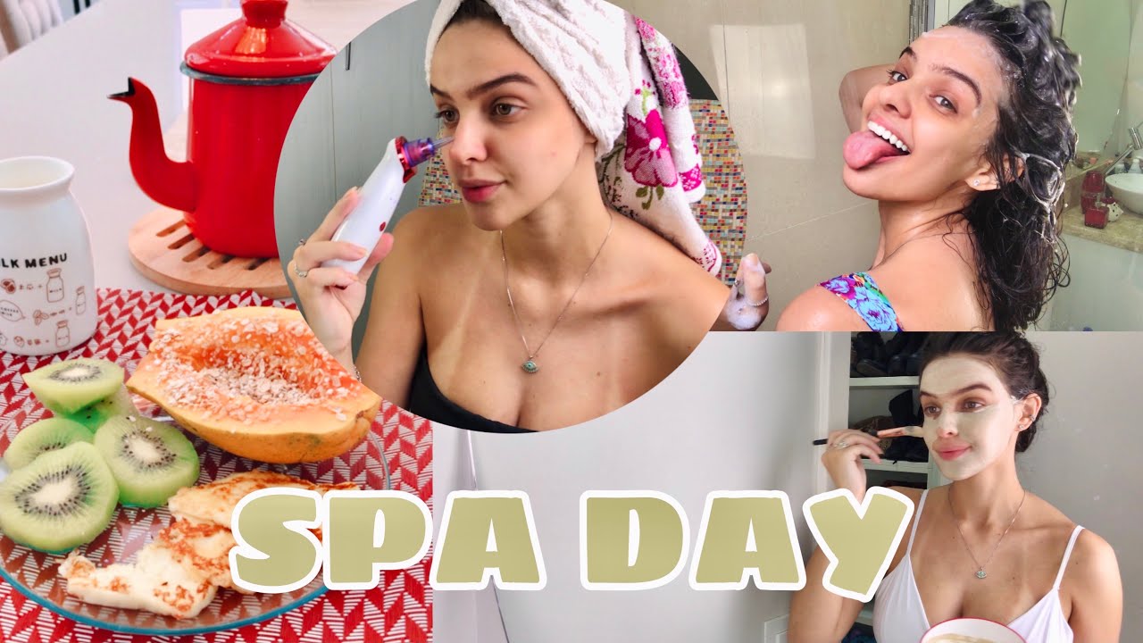 SPA DAY COMPLETÃO 🧖‍♀️ | CABELO + PELE + CORPO + UNHA