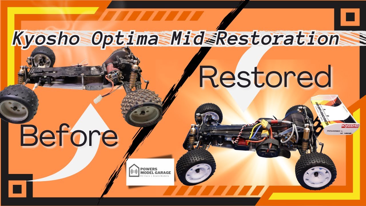 Возрождение классики: Kyosho Optima Mid 1987 года возвращается к жизни!