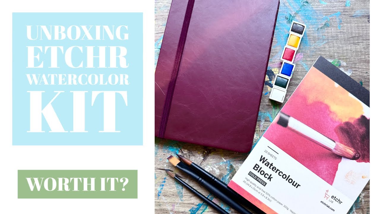 Etchr Watercolor Starter Kit worth it? Unboxing and review