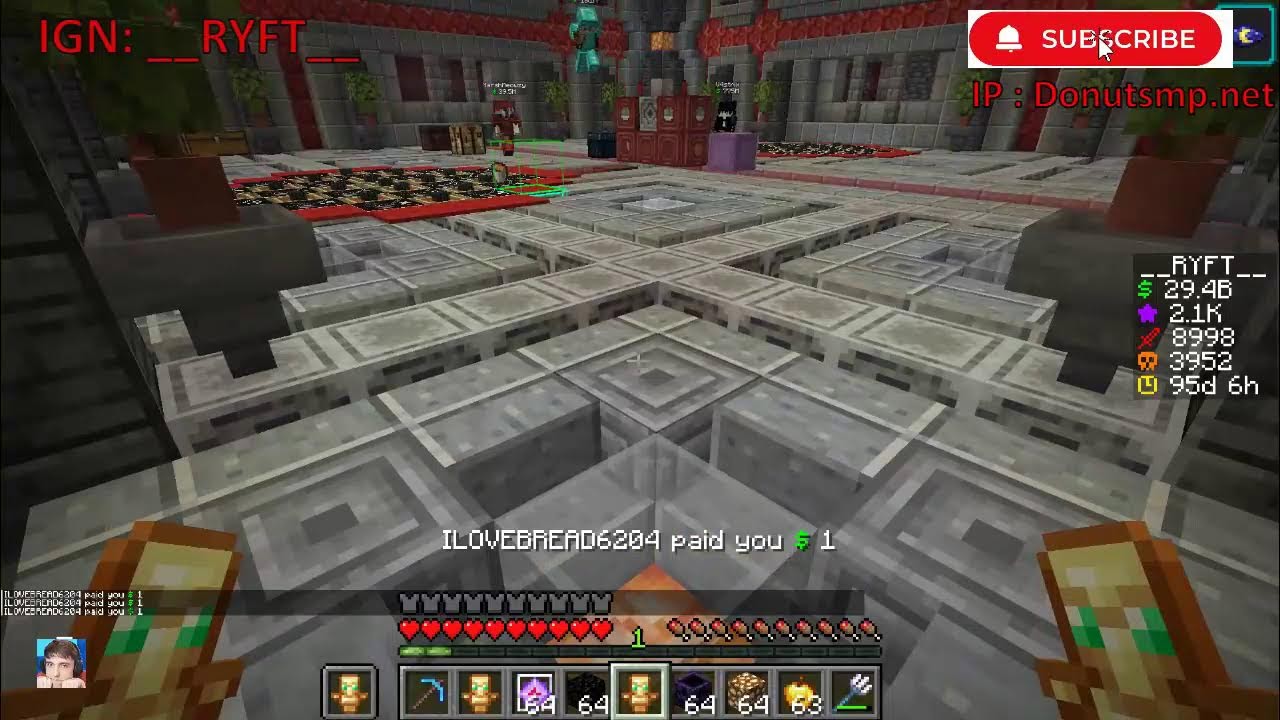 MASSIVE DONUT SMP 1B+ LOOTDROP ! INSANE GIVEAWAYS ! GILDED AND NETHERITE