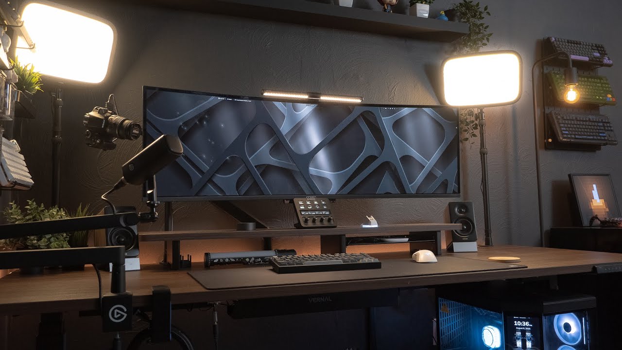 I Built My DREAM Standing Desk! |Vernal Sit Stand Desk|