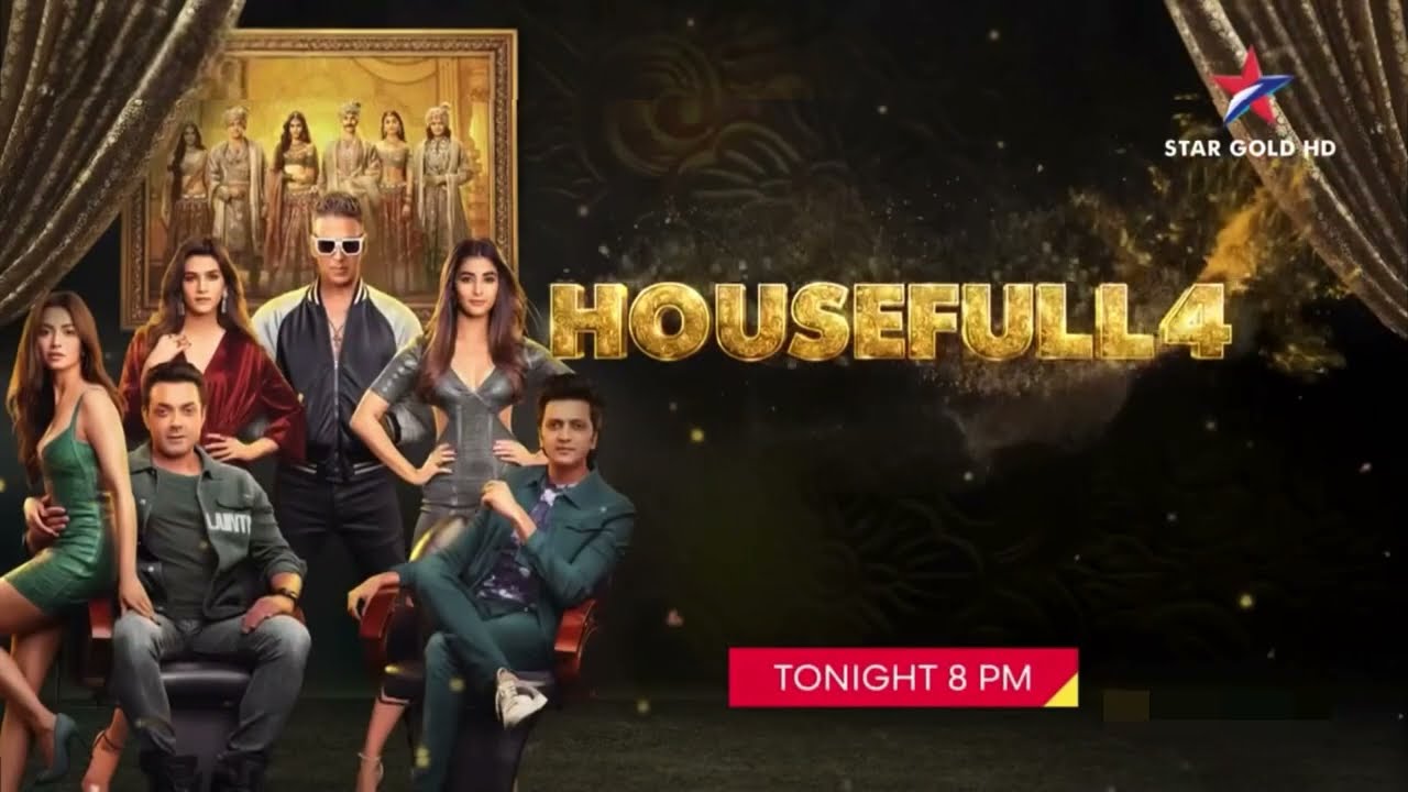 Housefull 4 | Tonight 8 Pm | Only on Star Gold ⭐️ | Promo