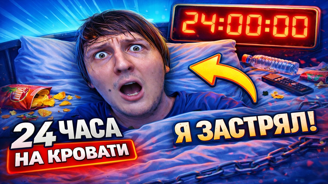 24 ЧАСА НЕ ВСТАВАЛ С КРОВАТИ (Я СХОДИЛ С УМА)