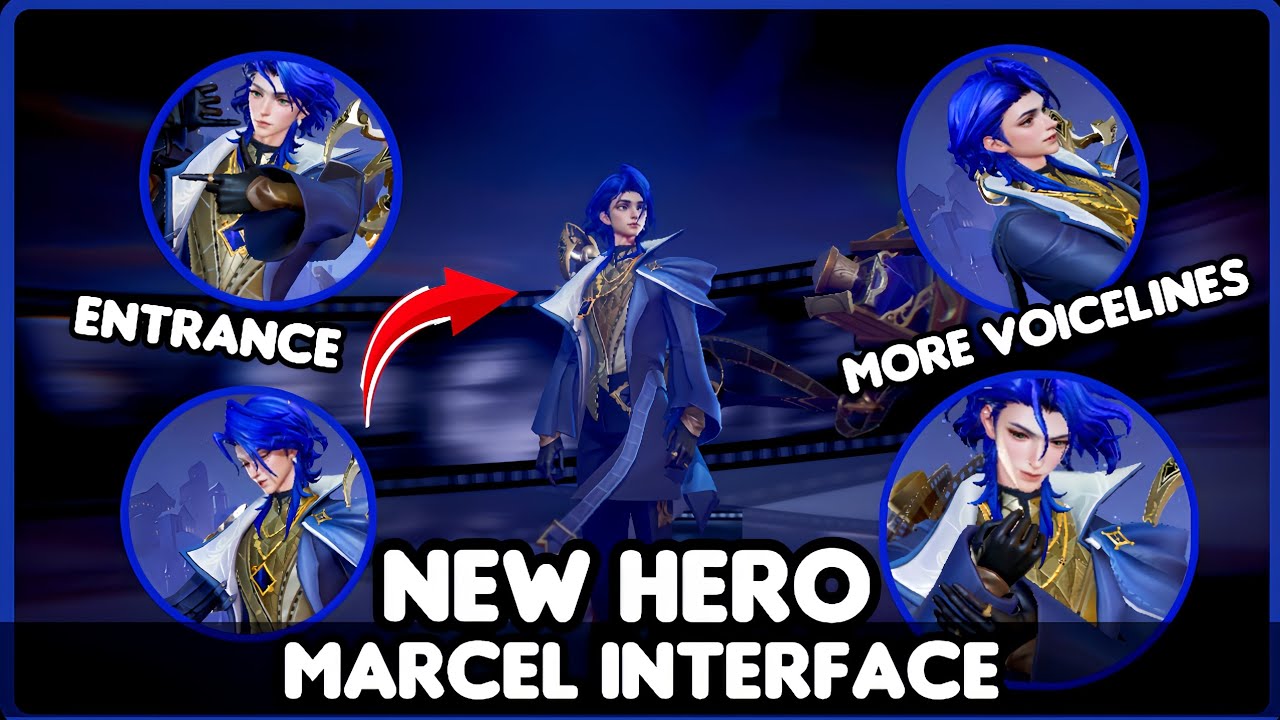 NEW HERO MARCEL HERO INTERFACE & BACKGROUND MUSIC  /  ENTRANCE & MORE ~ 