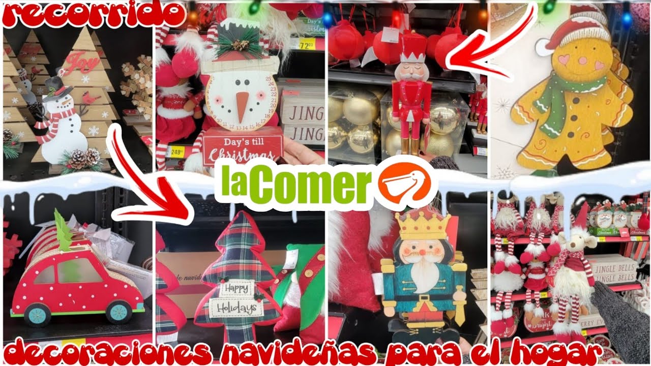 LA COMER RECORRIDO NAVIDEÑO 🎅🏻⛄🍬 DECORACIONES NAVIDEÑAS PARA EL HOGAR 🧑🏻‍🎄🍪 Ralph Lauren 