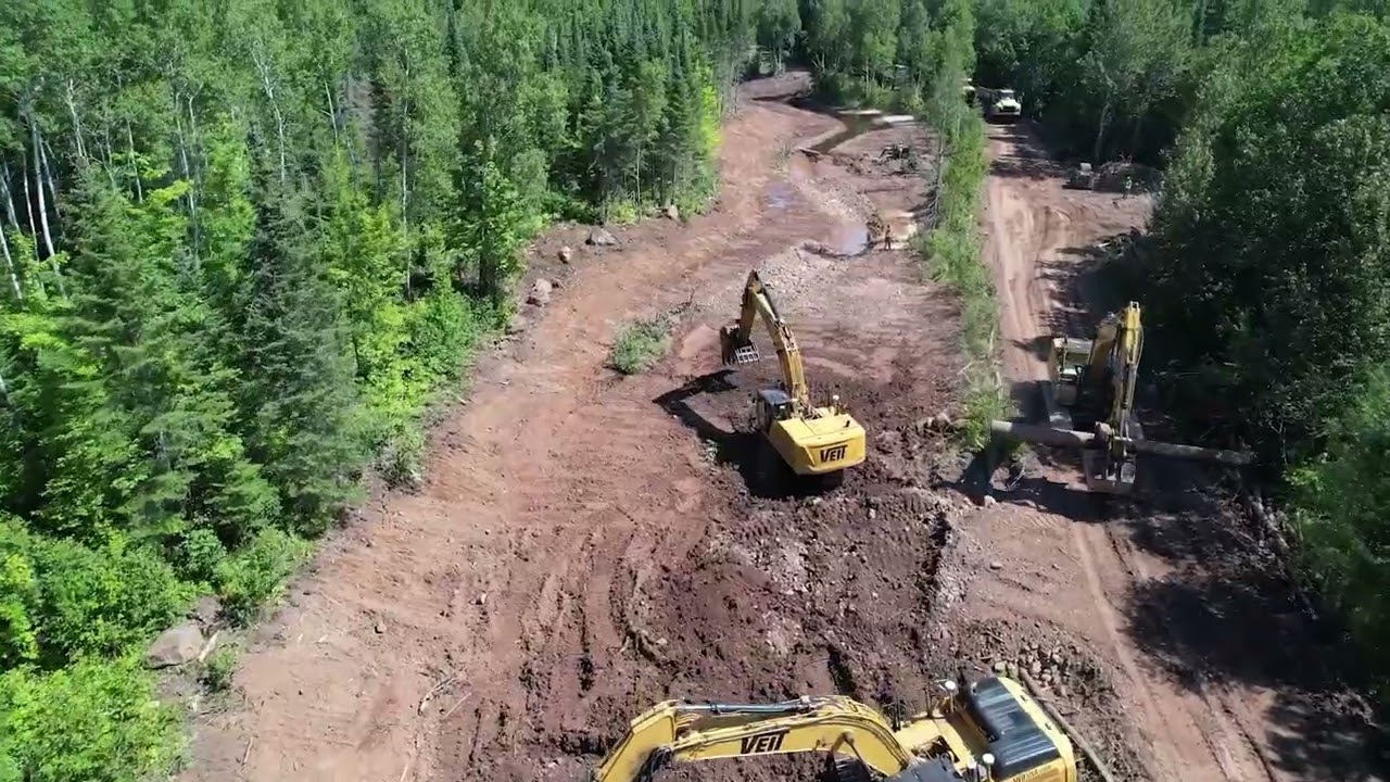 Project Silver Bay Minnesota Stream Restoration - Earthwork