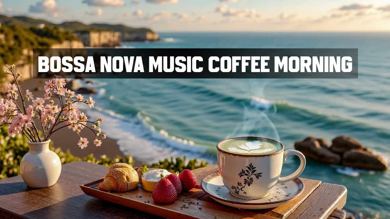 Sunrise Coffee by the Sea ☕ Relaxing Bossa Nova for Calm Focus And Study