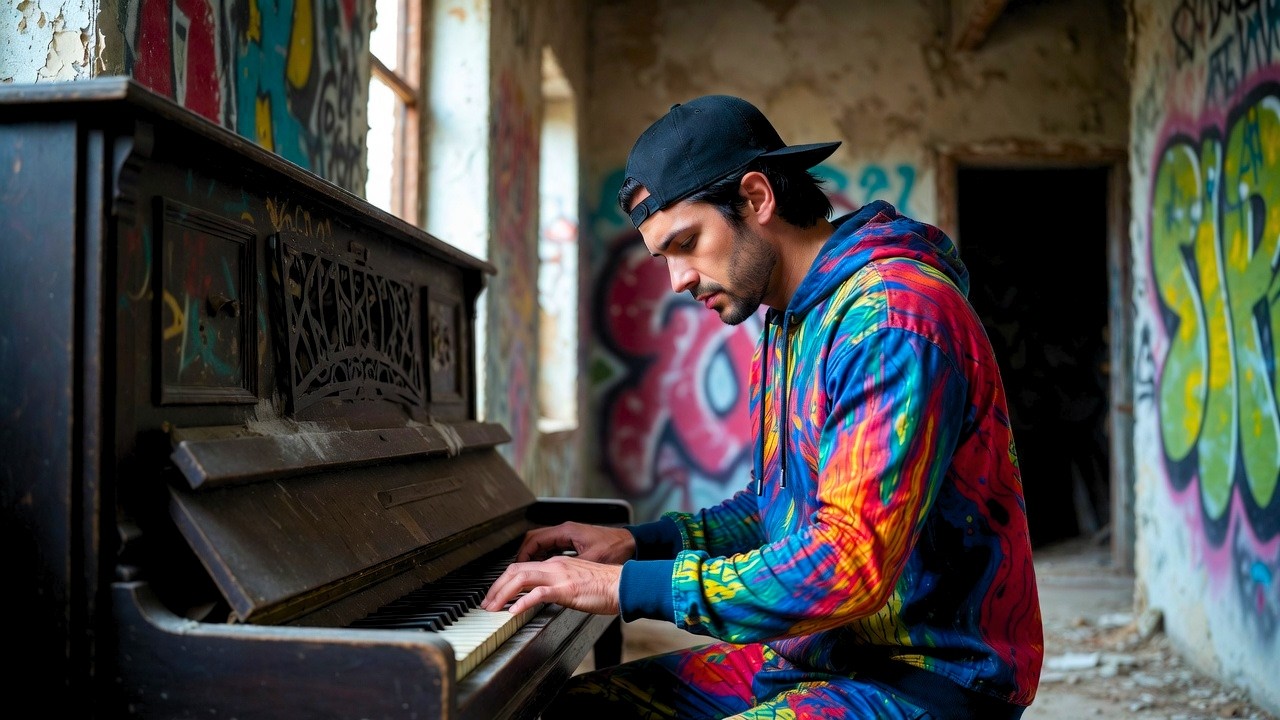 PIANO AND HIP-HOP | Chill Urban Groove for Focus and Study