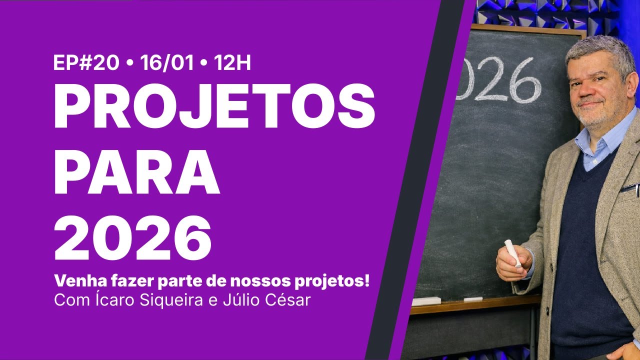 Rotocast #20 | Projetos para 2026 &mdash; AO VIVO