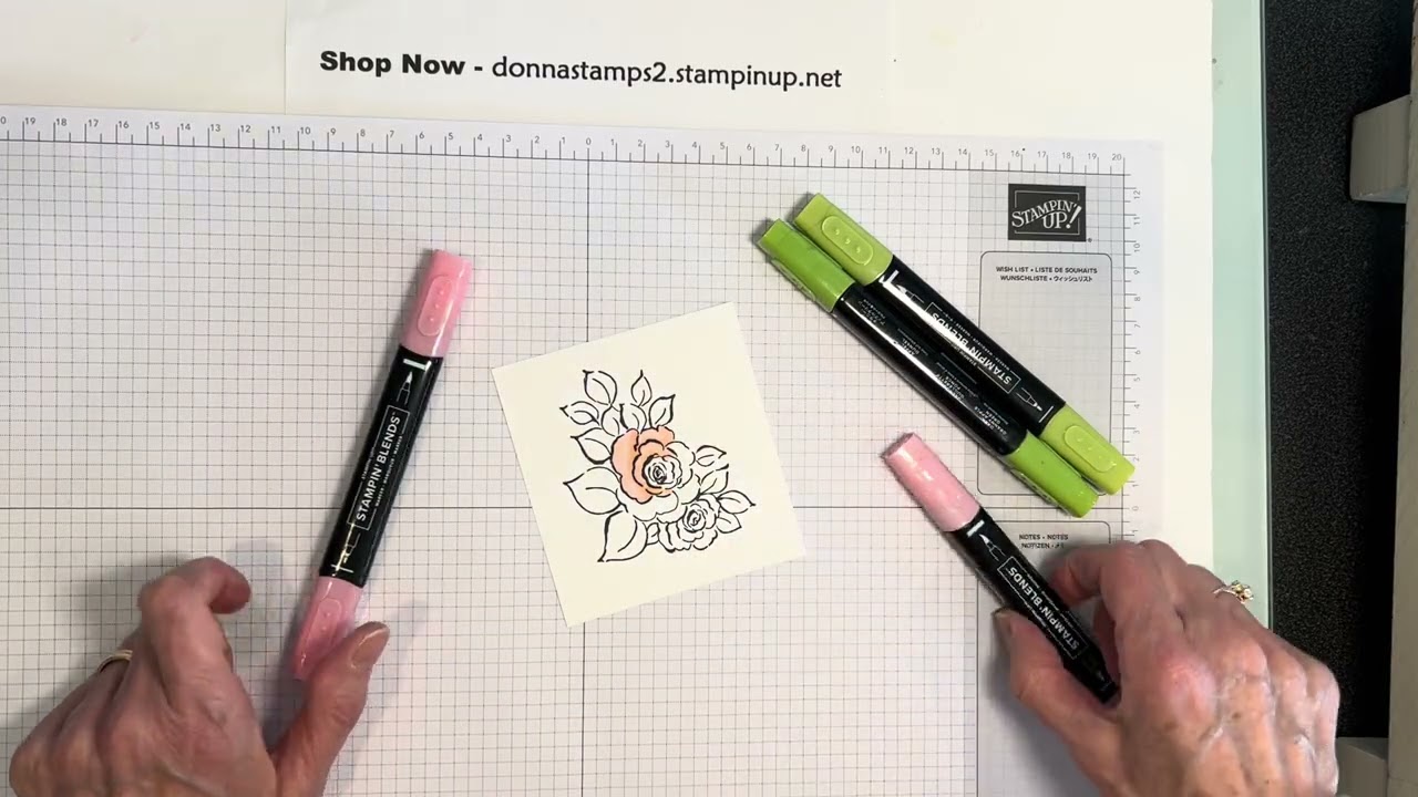 Today’s tip with Stampin’ Blends