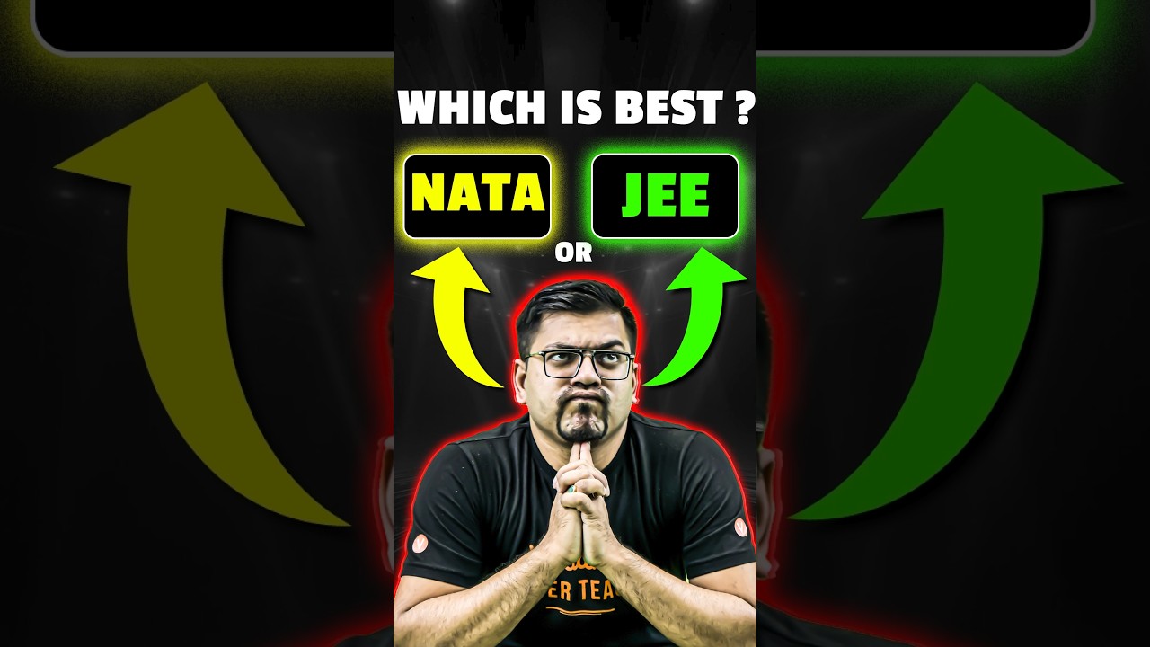 What to Choose NATA or JEE April Attempt? 🤔 #jee #jeemains #jeeadvanced #shorts #education #iit