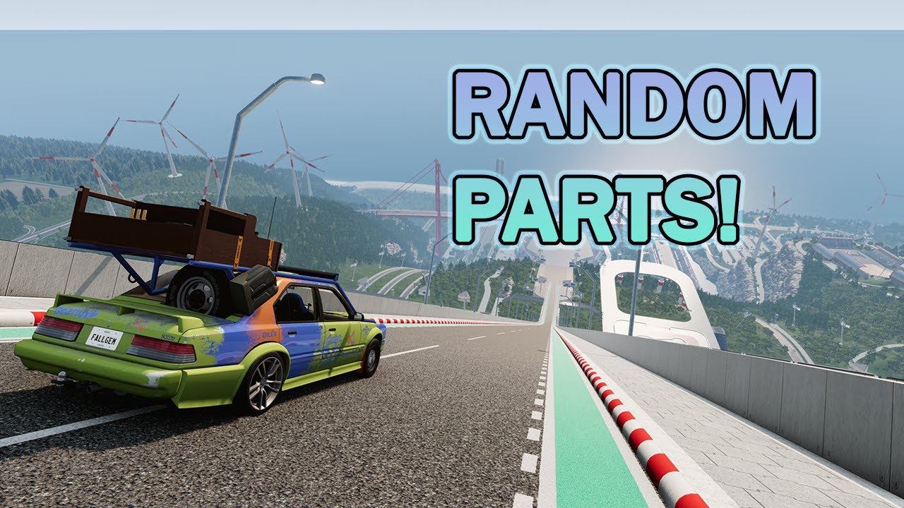 Which RANDOMLY Generated Car Can Jump The Furthest?! -PART 3 BeamNG Drive!