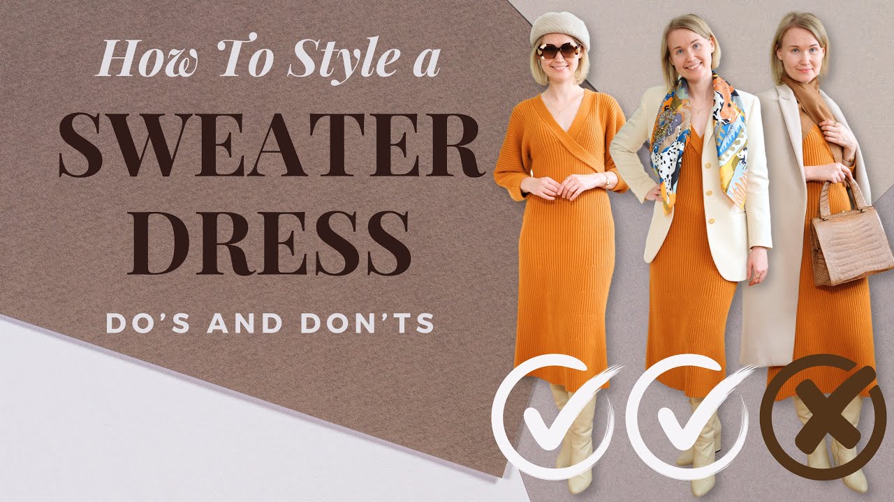 4 Ways to Style a Sweater Dress 🍂 Your Guide to Style