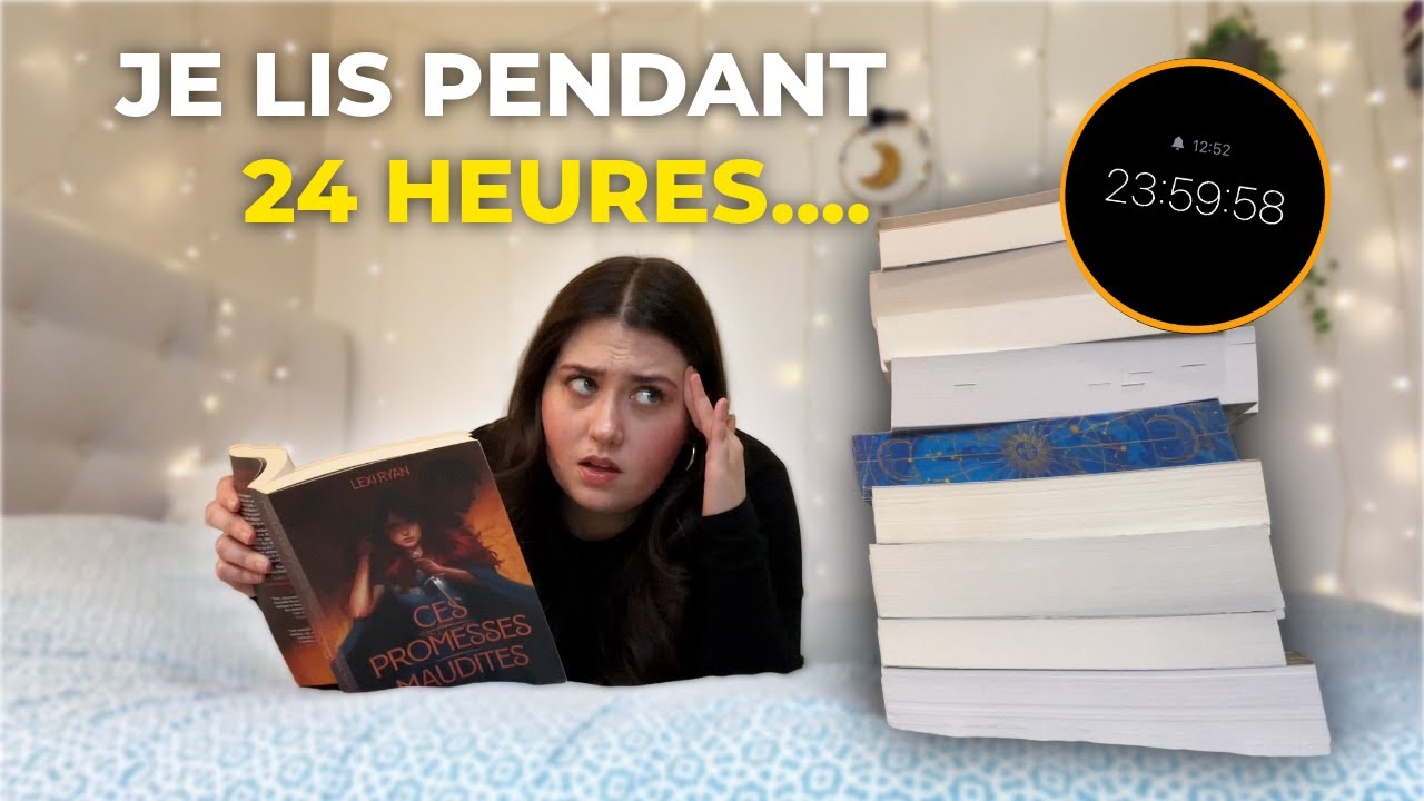 Combien de livres je peux lire en 24 HEURES...?😨⏱ (défi lecture)