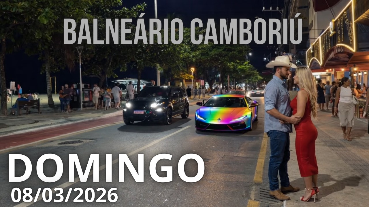 Balne&aacute;rio Cambori&uacute; ao vivo NOITE 08/03/2026