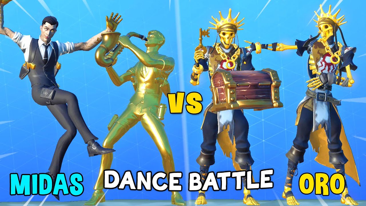 Fortnite Dance Battle: Midas vs Oro // Who is Better?