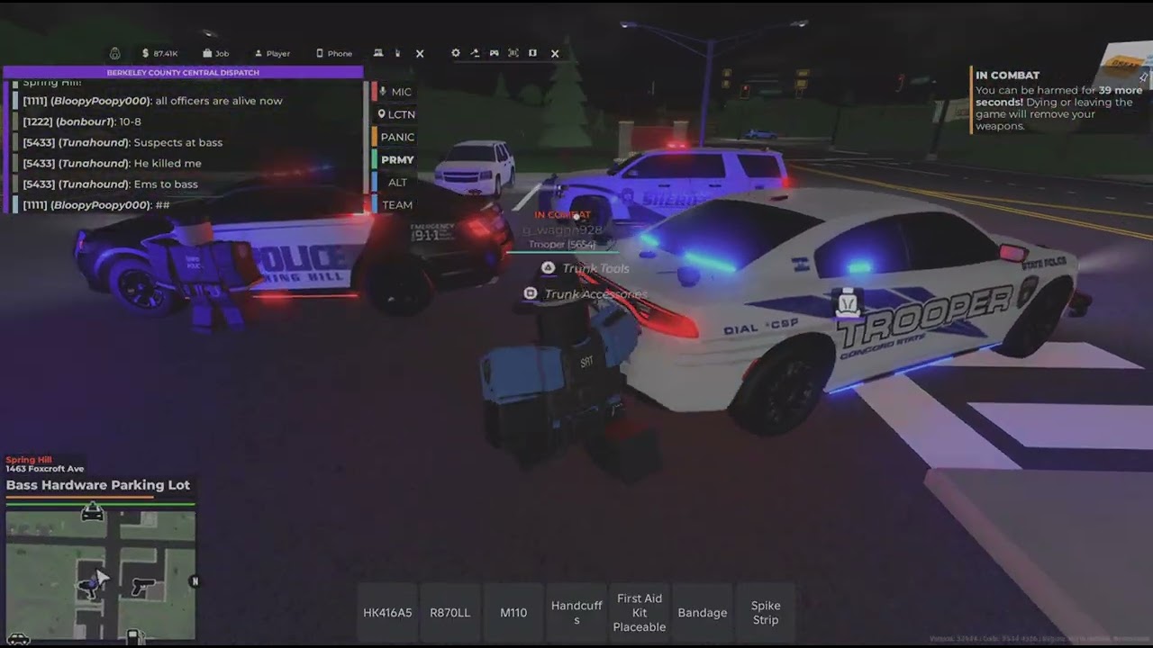 Patroling as a trooper (shootouts and robberys no chases🥲