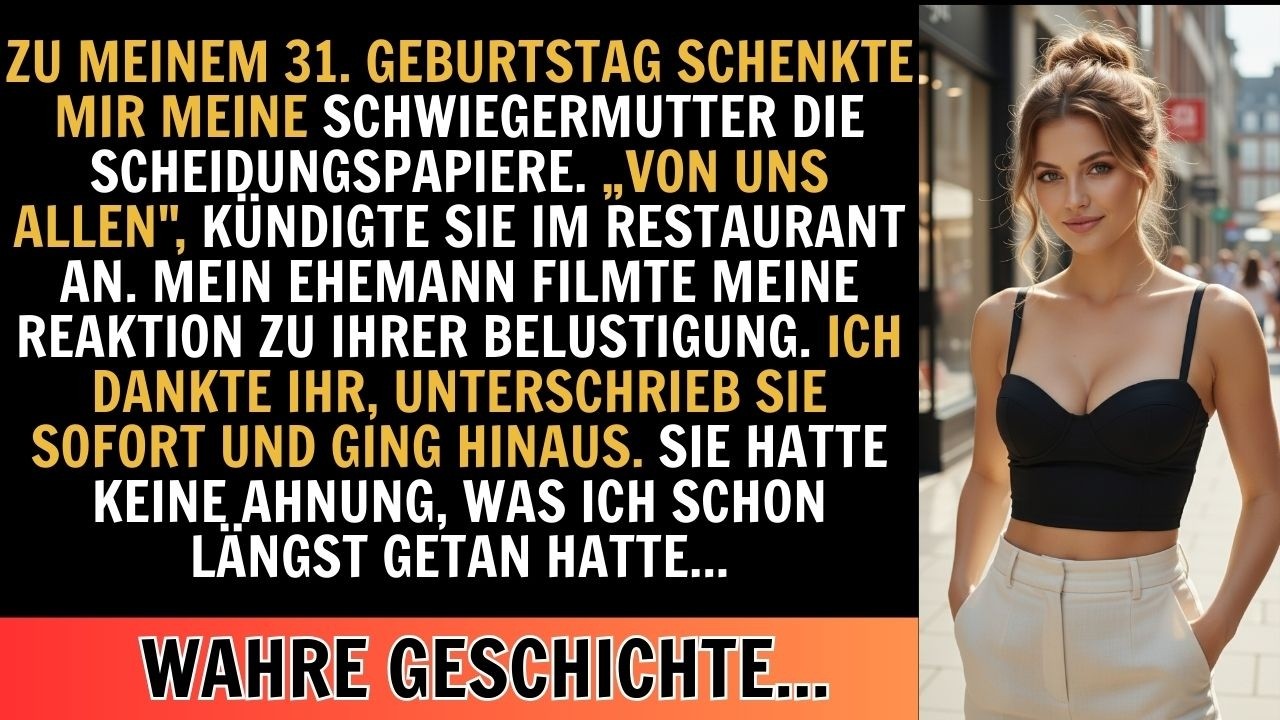 Meine Schwiegermutter schenkte mir Scheidungspapiere &ndash; sie hat nie mit meiner Rache auf der Feier
